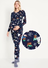 Old Navy Maternity Waffle Pajama Set