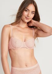 Old Navy Mesh Underwire Balconette Bra