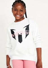 Old Navy Messi™ Oversized Graphic Sweatshirt for Girls