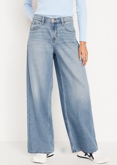 Old Navy Mid-Rise Baggy Wide-Leg Jeans