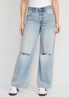 Old Navy Mid-Rise Baggy Wide-Leg Jeans