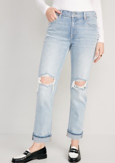 Old Navy Mid-Rise Boyfriend Straight Jeans