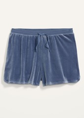 Old Navy Mid-Rise Cozy Velour Plus-Size Lounge Shorts -- 3.5-inch inseam