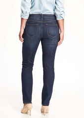 Old Navy Mid-Rise Curvy Straight Jeans for Women