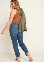 Old Navy Mid-Rise Distressed Boyfriend Straight Jeans for Women