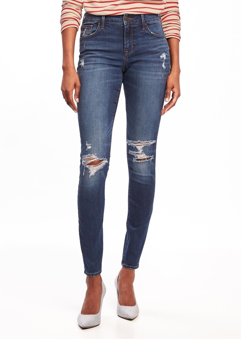 old navy rockstar jeans red