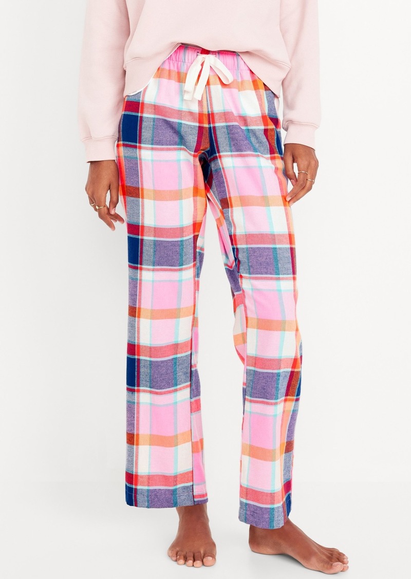 Old Navy Mid-Rise Flannel Pajama Pants for Women