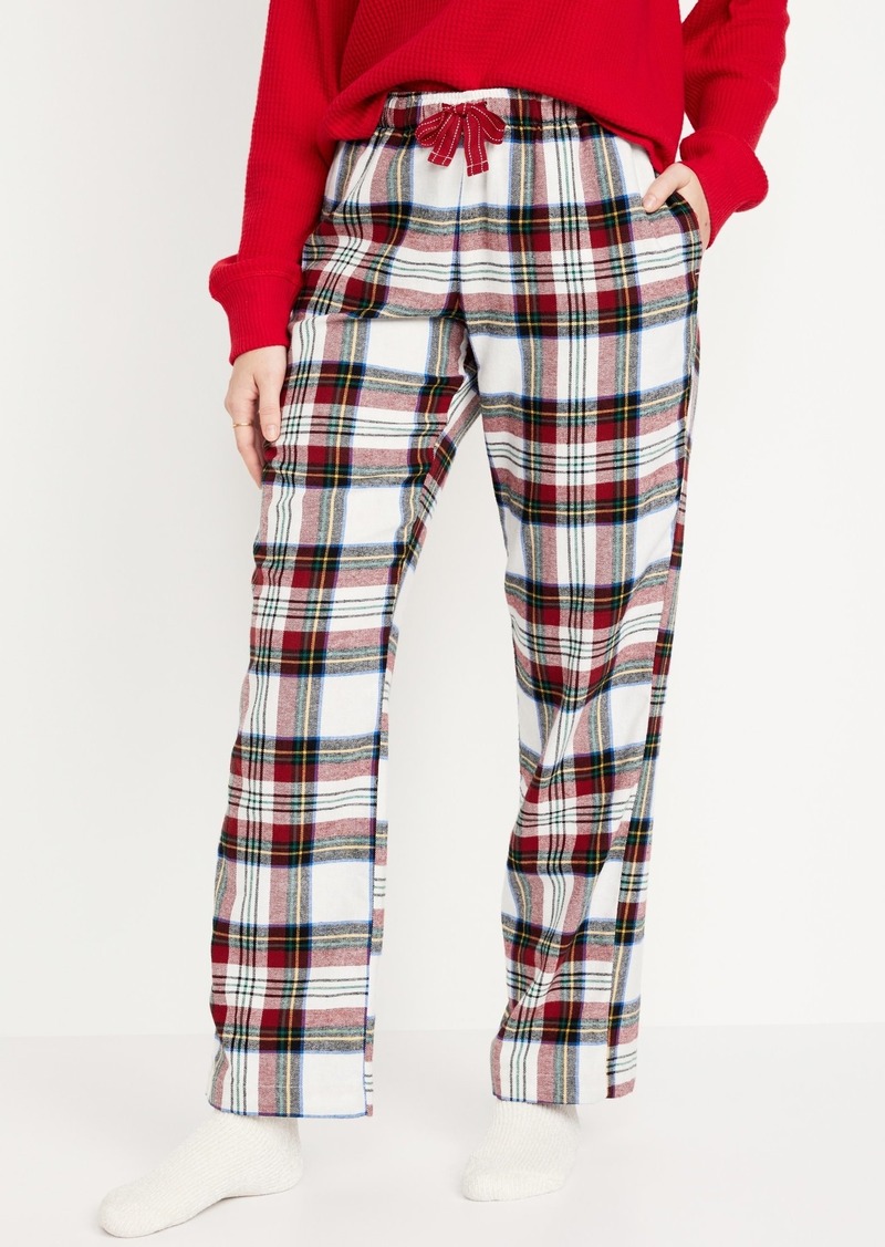 Old Navy Mid-Rise Flannel Pajama Pants