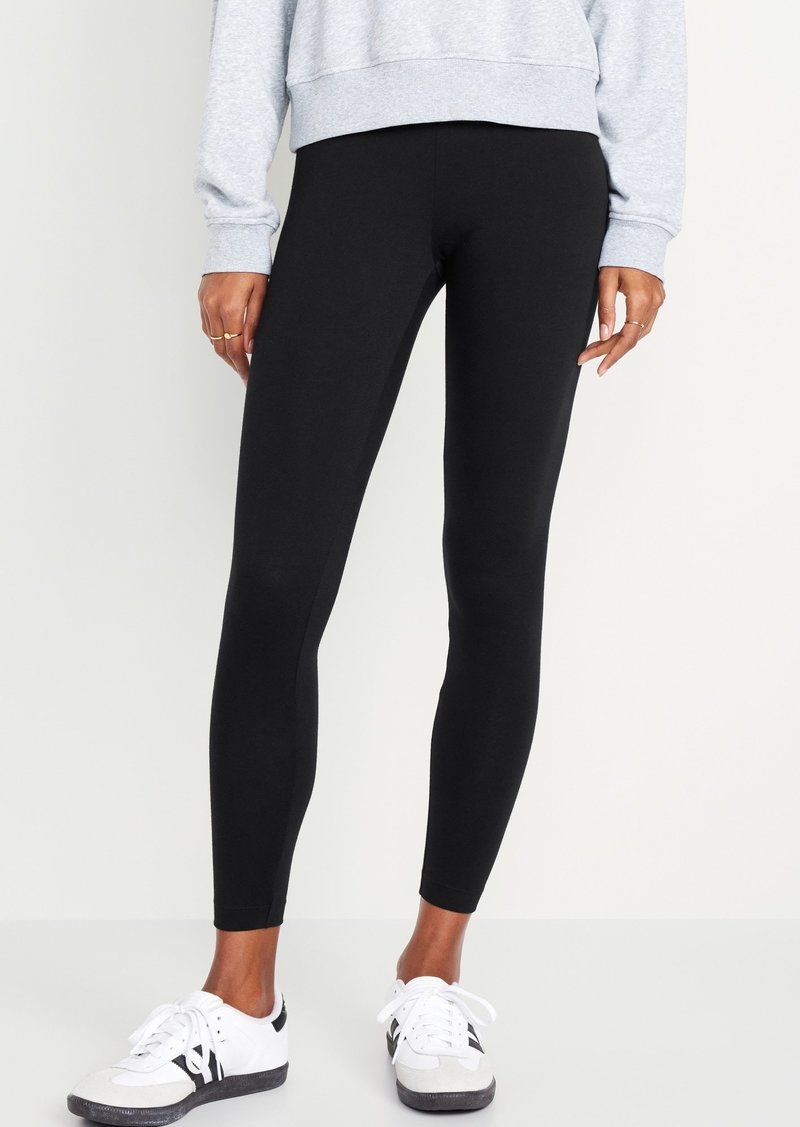 Old Navy Mid-Rise Jersey Crop Legging