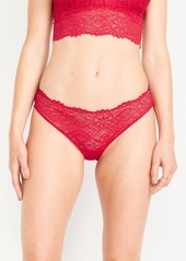 Old Navy Mid-Rise Lace Bikini Underwear