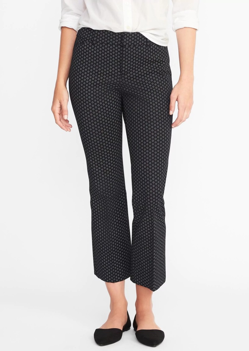 Old Navy Mid-Rise Pixie Flare Ankle Pants for Women | Bottoms