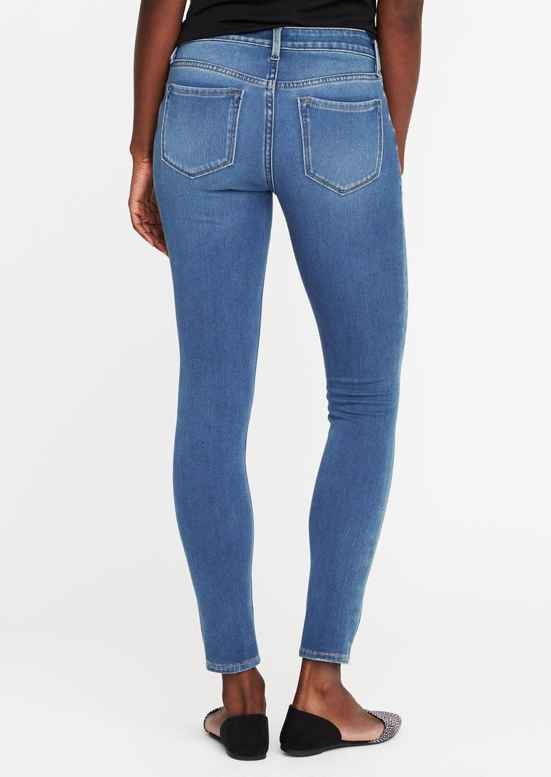 old navy rockstar mid rise jeans