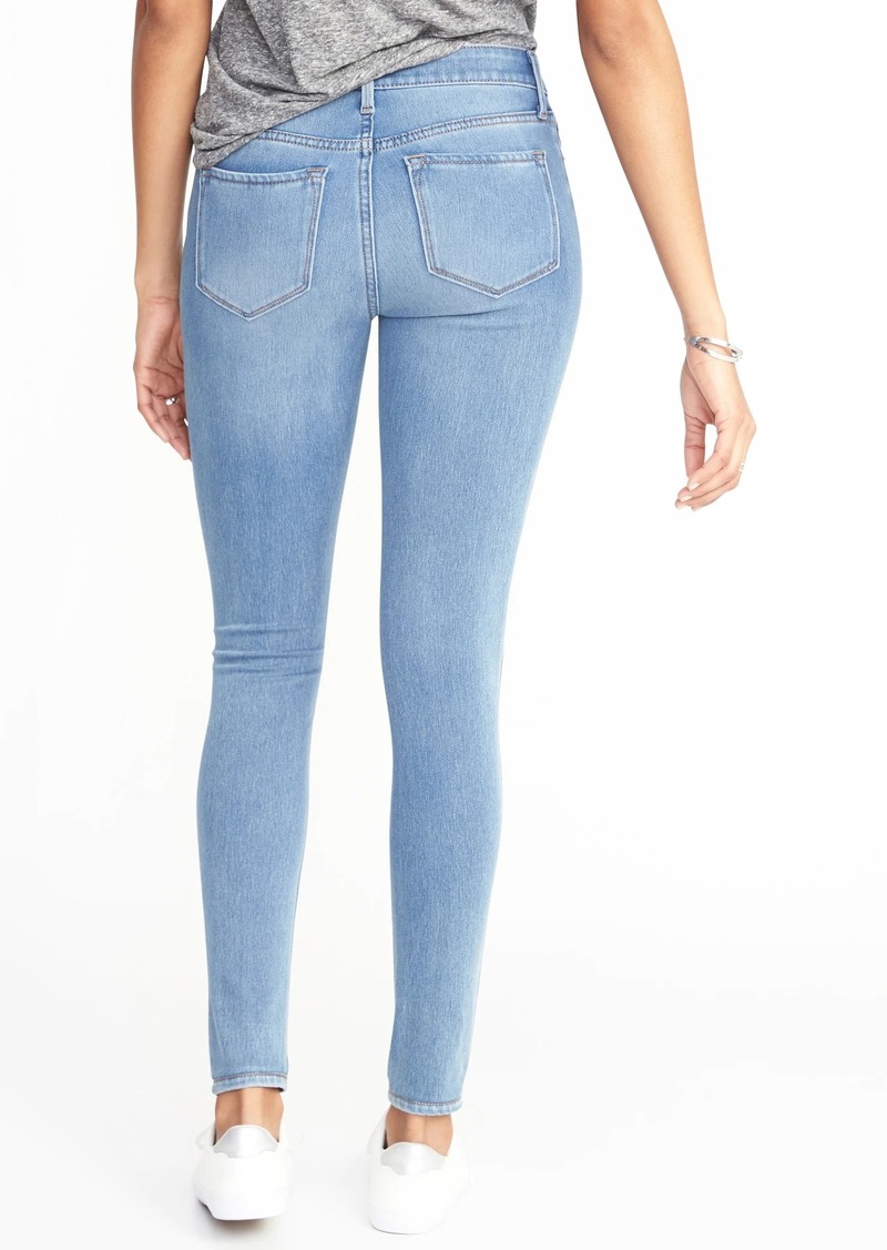 old navy rockstar mid rise jeans