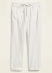 Old Navy Mid-Rise Soft-Twill Utility Pants for Women