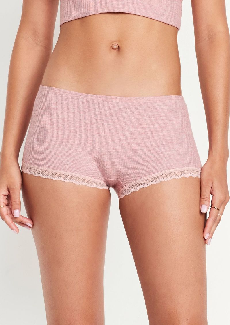 Old Navy Mid-Rise Waffle Hipster Underwear