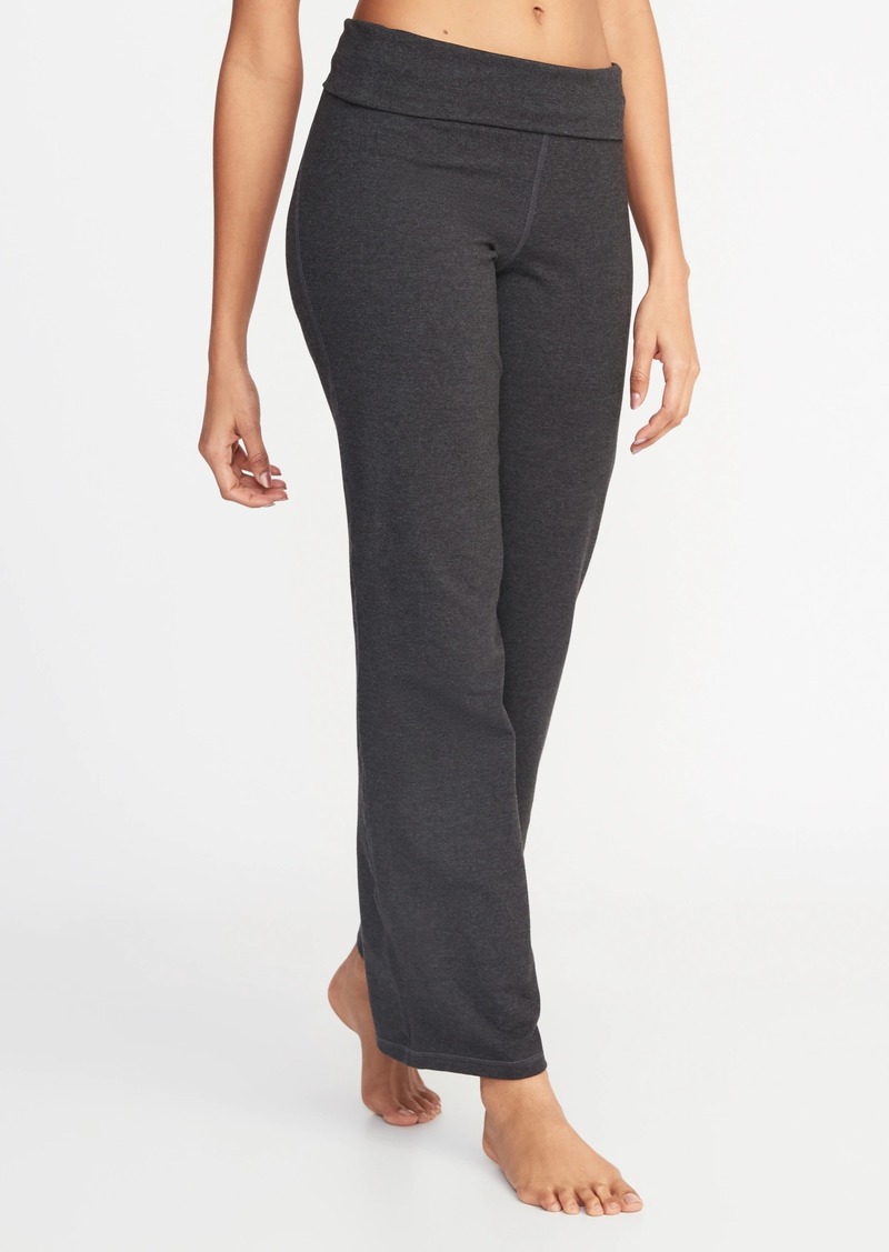 Old Navy Mid-Rise Wide-Leg Yoga Pants for Women | Bottoms