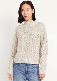 Old Navy Mock-Neck Crop Sweater