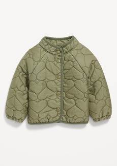 Old Navy Mock-Neck Quilted Snap-Button Jacket for Baby