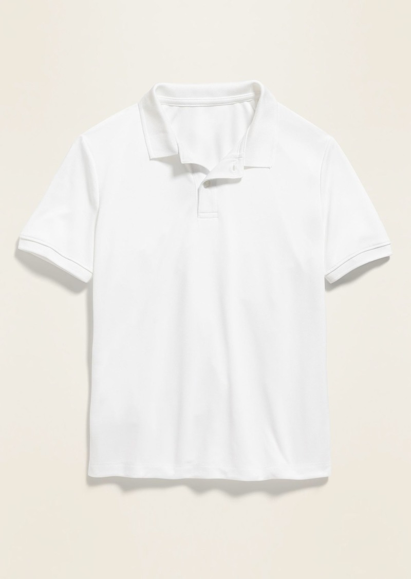 Old Navy Moisture-Wicking School Uniform Polo Shirt for Boys
