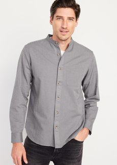 Old Navy Banded-Collar Non-Stretch Shirt
