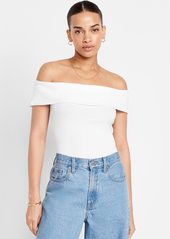 Old Navy Off-Shoulder Ribbed Top