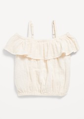 Old Navy Off-Shoulder Ruffle-Trim Top for Girls
