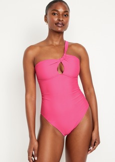 Old Navy One-Shoulder Cutout Swimsuit