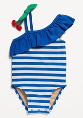 Old Navy One-Shoulder Ruffle-Trim One-Piece Swimsuit for Baby