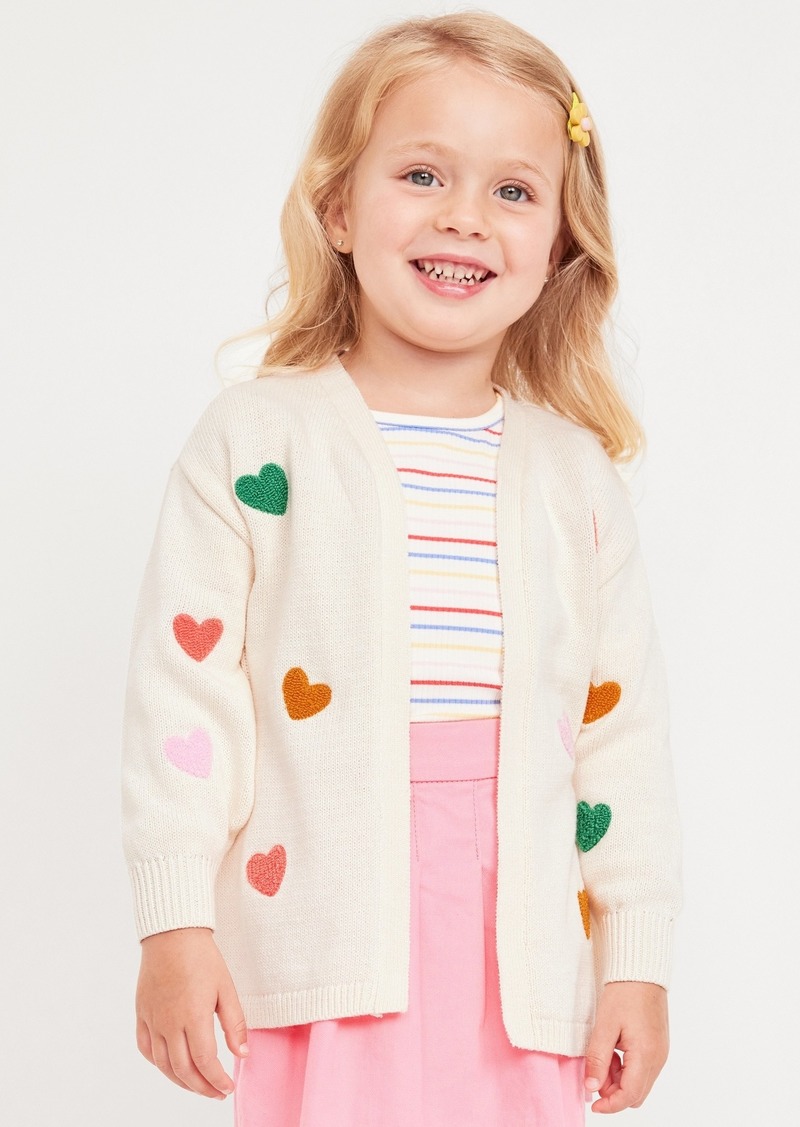 Old Navy Open-Front Cardigan Sweater for Toddler Girls