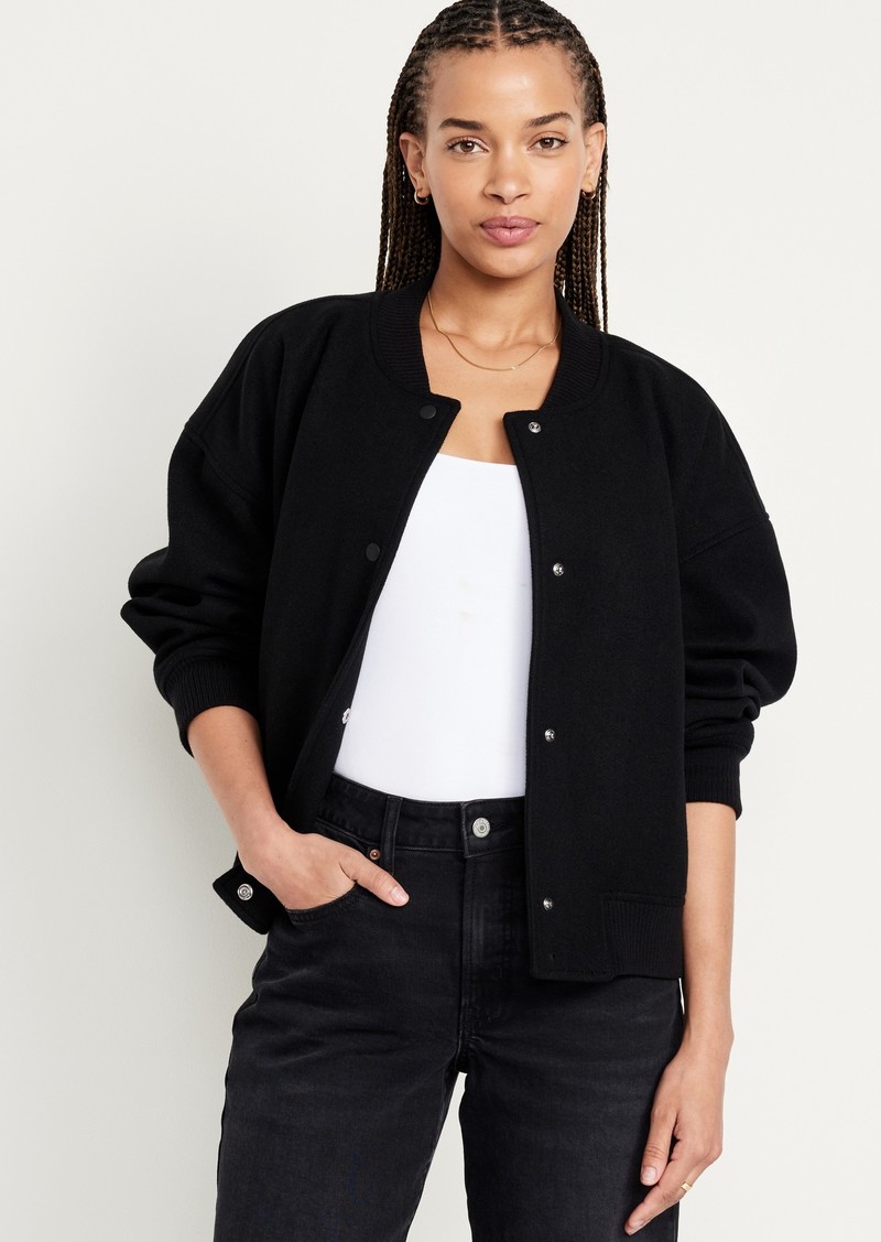 Old Navy Oversized Bomber Jacket