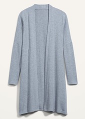 Old Navy Oversized Cozy-Knit Open-Front Lounge Robe for Women