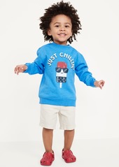 Old Navy Oversized Crew-Neck Sweatshirt for Toddler Boys