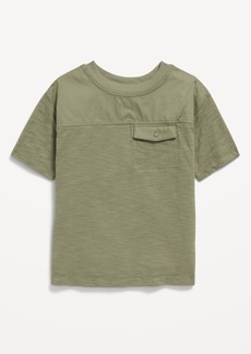 Old Navy Oversized Flap-Pocket T-Shirt for Toddler Boys