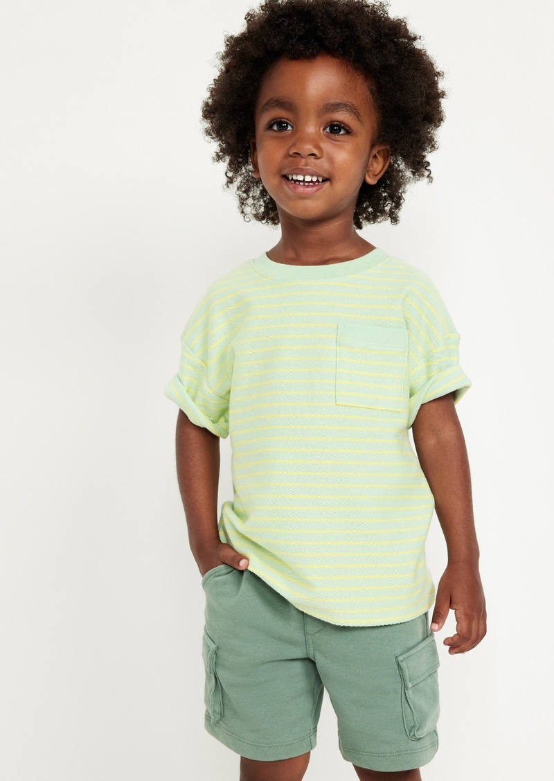 Old Navy Oversized French-Terry Pocket T-Shirt for Toddler Boys