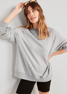 Old Navy Oversized French Terry Tunic Sweatshirt for Women