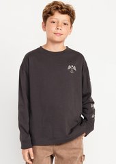 Old Navy Oversized Graphic Long-Sleeve T-Shirt for Boys