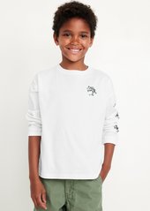 Old Navy Oversized Graphic Long-Sleeve T-Shirt for Boys