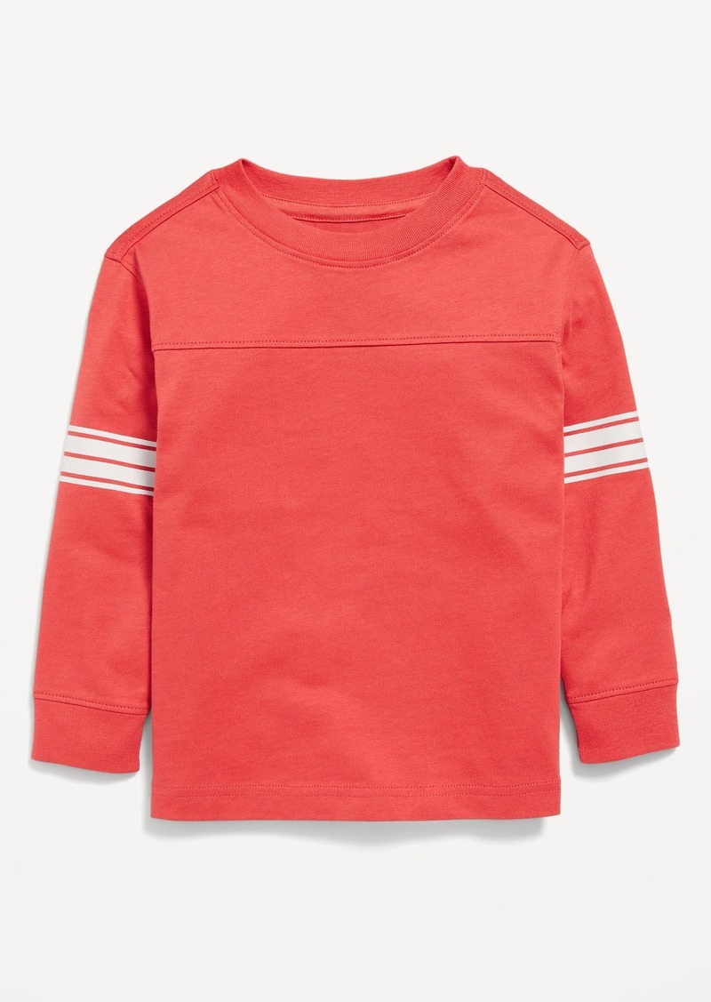 Old Navy Oversized Long-Sleeve Striped T-Shirt for Toddler Boys