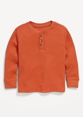 Old Navy Long-Sleeve Thermal-Knit Henley T-Shirt for Toddler Boys