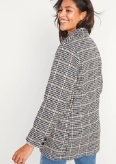 Soft-Brushed Oversized Blazer for Women