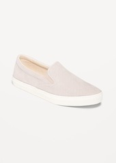 Old Navy Perforated Faux-Suede Slip-On Sneakers for Women