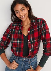 Old Navy Plaid Flannel Classic Shirt for Women