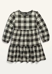 Old Navy Plaid Tiered Swing Dress for Toddler Girls