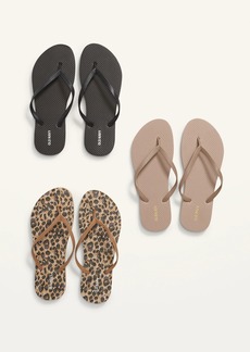 Old Navy Flip-Flop Sandals 3-Pack (Partially Plant-Based)