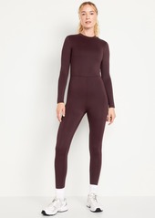 Old Navy PowerSoft Coze Edition Fleece-Lined Full-Length Jumpsuit