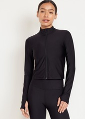 Old Navy PowerSoft Crop Full Zip