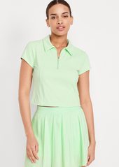 Old Navy PowerSoft Crop Polo