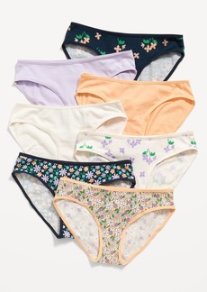 Old Navy Printed Bikini Underwear 7-Pack for Girls
