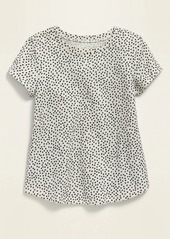 Old Navy Printed Crew-Neck Short-Sleeve Tee for Toddler Girls