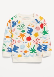 Old Navy Printed Crew-Neck Sweatshirt for Toddler Boys